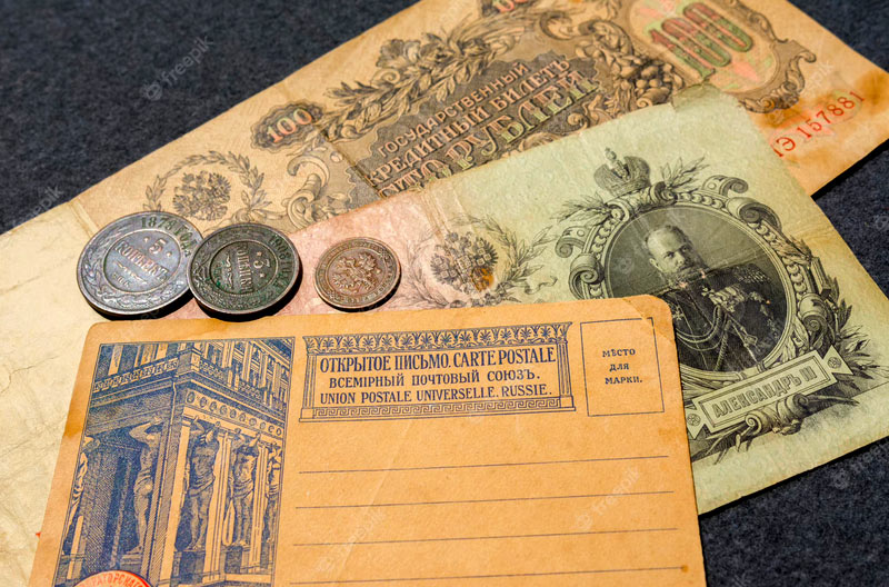 پول های قدیمی در روسیه